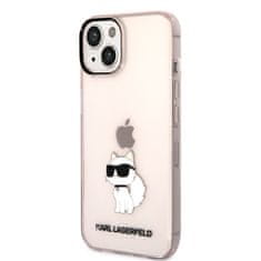 Karl Lagerfeld Lagerfeld IML Choupette NFT Zadní Kryt pro iPhone 14 Plus Pink