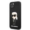 Karl Lagerfeld Lagerfeld Liquid Silicone Ikonik NFT Zadní Kryt pro iPhone 13 Black