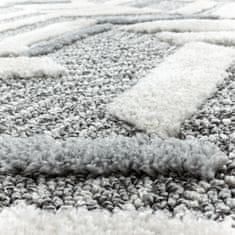 Ayyildiz Kusový koberec Pisa 4705 Grey 280x370 cm