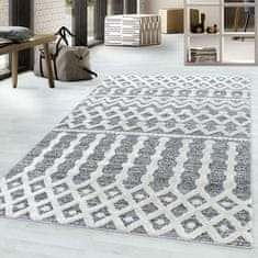 Ayyildiz Kusový koberec Pisa 4710 Grey 140x200 cm