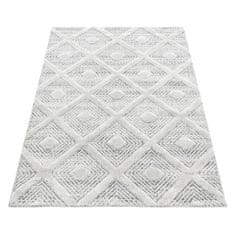 Ayyildiz Kusový koberec Pisa 4707 Grey 140x200 cm