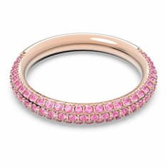 Swarovski Nádherný prsten s růžovými krystaly Swarovski Stone 5642910 (Obvod 52 mm)