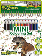 Jiri Models  Mini blok s pastelkami Dinosauři