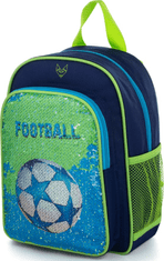 Oxybag  Dětský předškolní batoh s flitry Fotbal