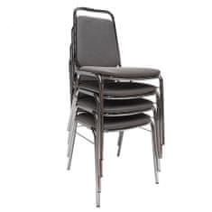 KONDELA Konferenční židle Zeki - šedá