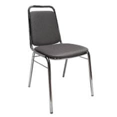 KONDELA Konferenční židle Zeki - šedá
