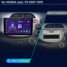 Junsun Autorádio pro HONDA FIT/JAZZ 2007-2013 s Android, GPS navigace, WIFI, USB, Bluetooth - Handsfree, Rádio HONDA FIT/JAZZ 2007-2013 Android systém