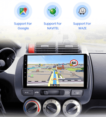 Junsun Autorádio pro Honda Jazz 1/ Fit 2002-2007 s Android, GPS navigace, WIFI, USB, Bluetooth - Handsfree, Rádio Honda Jazz 1/Fit 2002-2007 Android systém