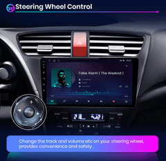 Junsun Autorádio pro Honda Civic Hatchback 2012-2017 s Android, GPS navigace, WIFI, USB, Bluetooth - Handsfree, Rádio Honda Civic Hatchback 2012-2017 Android systém