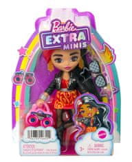 Mattel Barbie Extra Minis - Červeno-černé vlasy HGP62