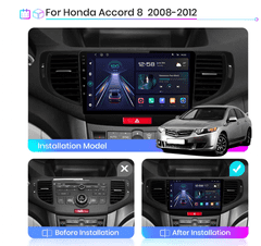 Junsun Autorádio pro Honda Accord 8 2008-2012 s Android, GPS navigace, WIFI, USB, Bluetooth - Handsfree, Rádio Honda Accord 8 2008-2012 Android systém
