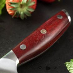 Dellinger Nůž Paring 3" (70mm) Rose-Wood Damascus