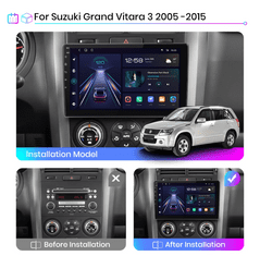 Junsun 2din Autorádio Suzuki Grand Vitara 3 2005 -2015 Android s GPS navigací, WIFI, USB, Bluetooth, Android rádio Suzuki Grand Vitara 3 2005 -2015