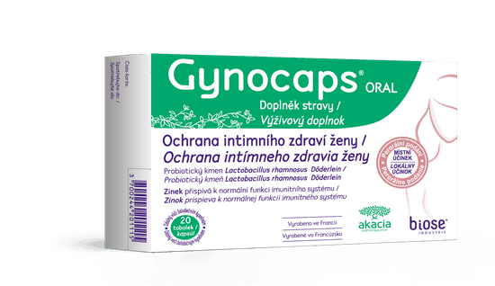 biose® industrie Gynocaps oral tob.20 probiotika pro ženy