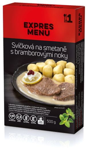 Expres Menu KM Svíčková na smetaně s bramborovými noky