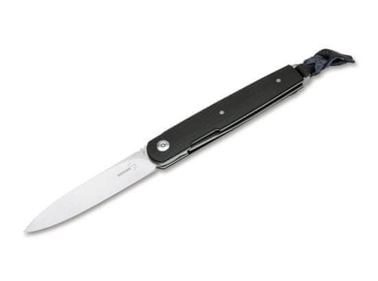 Böker Plus 01BO078 LRF kapesní zavírací nůž 7,8 cm, G10, černá