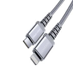 Kaku Datový kabel iPhone Lightning-USB C, 18W 3A 1m Dux Ducis Space MFI