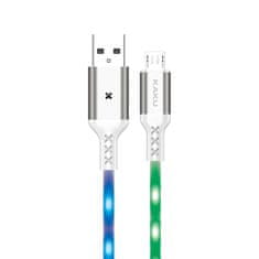 Kaku Datový kabel micro USB 3,2A, 1m, hlasová reakce, KAKU USB-C (KSC-114), bílý