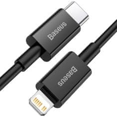 BASEUS Datový kabel Baseus Superior Series USB-C / Lightning, 20W, PD, 1m černý