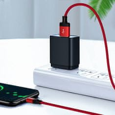 Kaku Datový kabel USB-C 2.8A 2m Fast Charging KAKU Kufeng (KSC-284) červený