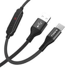 Kaku Datový kabel USB-C 2A 1m Dingshi Timer (KSC-282) černý