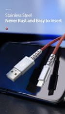 Dux Ducis Datový kabel 2 kusy Dux Ducis 2A 1m+2m KII-PRO nylon červený