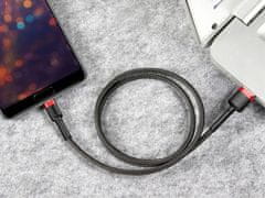 BASEUS Datový kabel iPhone Lightning 1.5A 2m Baseus CALKLF-C19 červený/černý
