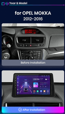 Junsun 2GB RAM Autorádio do Opel Mokka 2012 - 2016 Android s GPS navigací, WIFI, USB, Bluetooth, rádio Opel Mokka 2012 - 2016