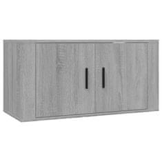 Vidaxl 2dílný set TV skříněk betonově šedý kompozitní dřevo
