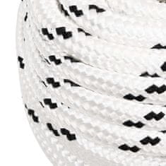 Greatstore Pracovní lano bílé 16 mm 100 m polyester