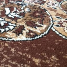 4sleep Kusový koberec ALFA hnědý 09 40x60 Květiny 1cm až 1,9cm ALFA 20/20/60 Hnědá