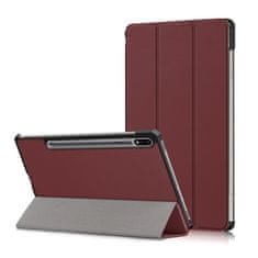Techsuit Pouzdro pro tablet Samsung Galaxy Tab S7 Plus / S8 Plus / S7 FE, Techsuit FoldPro burgundy