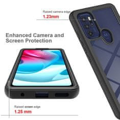 Techsuit Pouzdro Motorola Moto G60s Techsuit - Defense360 Pro + ochrana obrazovky, černé