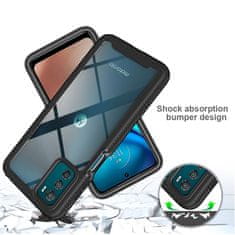 Techsuit Pouzdro Motorola Moto G32 Techsuit - Defense360 Pro + ochrana obrazovky, černé