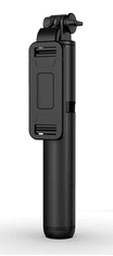 Techsuit Selfie tyč Tripod Techsuit Q01 bluetooth stativ na dálkové ovládání, černá