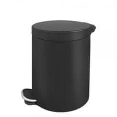 DURAmat Odpadkový koš 3l, černý,17x25x23 cm