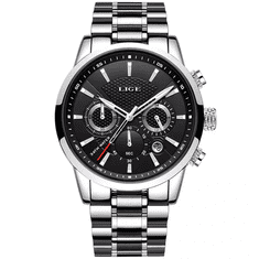 Lige Elegantní pánské hodinky 9866-13: exkluzivní design pro moderní muže s dárkem zdarma!