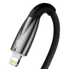 BASEUS Glimmer kabel USB-C / Lightning 20W 2m, černý
