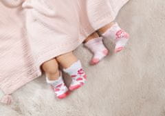 Baby Annabell Ponožky (2 páry), 43 cm - bílé, růžové