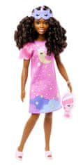 Mattel Barbie Moje První Barbie panenka Den a noc - Růžová HMM67