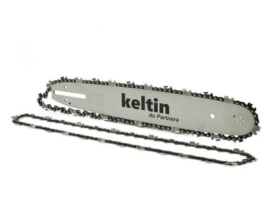 Keltin Vodící lišta na řetězové pily a 2 řetězy 14" 3/8" 1,3mm 52z K02412
