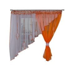 Strefa Firan Ready Curtain, Lima 370x150 cm, Orange, Right