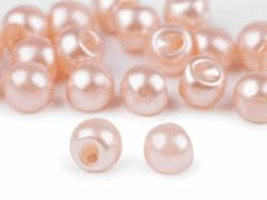 Kraftika 20ks pudrová perla k našití / knoflík 8 mm