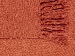 Beliani Bavlněná deka 125 x 150 cm červená YARSA
