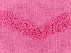 Beliani Bavlněná deka 125 x 150 cm růžová KHARI