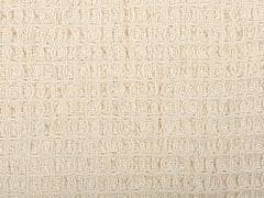 Beliani Bavlněná deka 125 x 150 cm béžová MALU