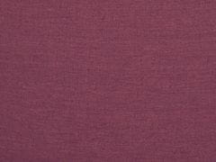 Beliani Sada 2 lanových polštářů 45 x 45 cm fialové SAGINA