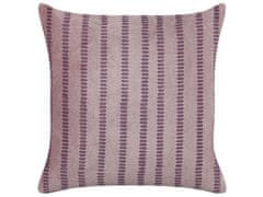 Beliani Sametový polštář 45 x 45 cm růžový AGAPANTHUS
