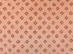 Beliani Sada 2 sametových polštářů se střapci 45 x 45 cm růžové RHODOCOMA