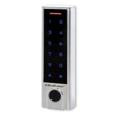 Qoltec Kódový zámek Proteus s dotykovou obrazovkou a čtečkou otisků prstů | RFID | kód | karta | kroužek na klíče | IP68 | EM